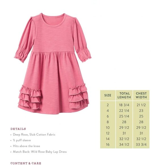 Matilda Jane Wild Rose Lap Dress - Picture 2 of 2